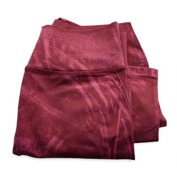 Lululemon High Rise Pink Ebb To Street Tight Wash Leggings Tie Dye - Picture 6 of 8